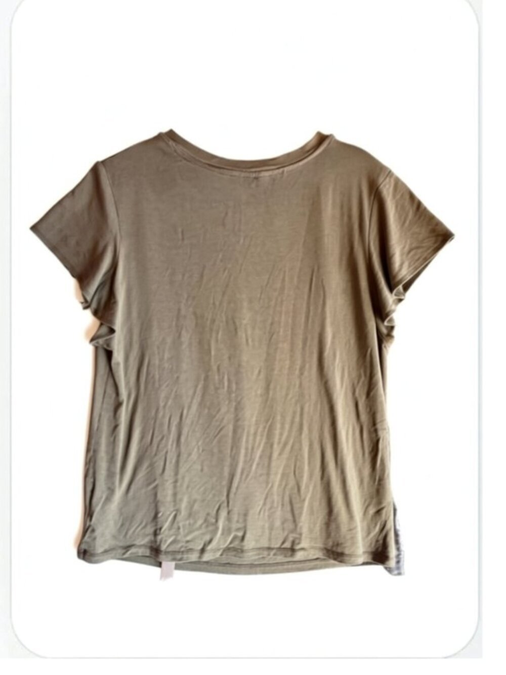 Time & Tru Sage Green Women's Top XXL (E5) - Picture 2 of 6